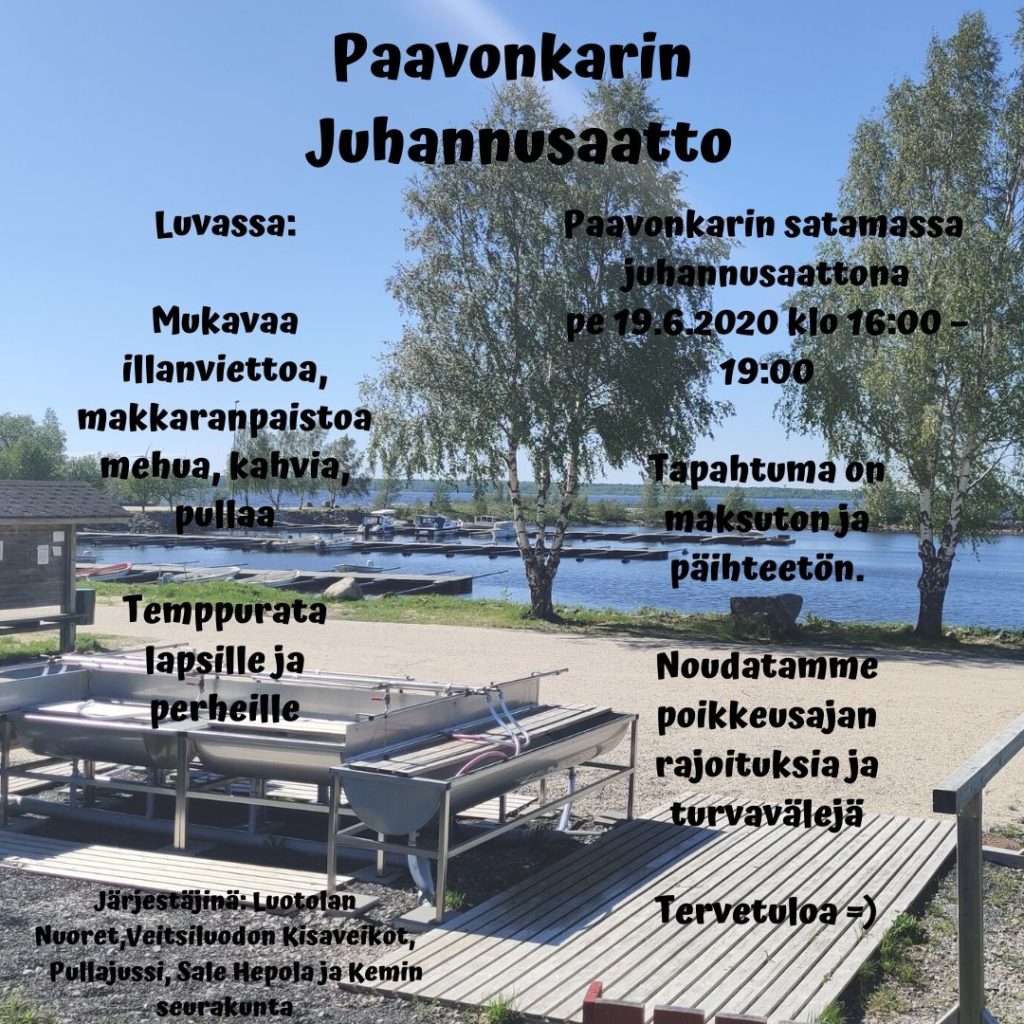 Paavonkarin juhannusjuhla | Kemi