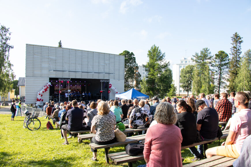 Easy Living in Kemi -festivaali Meripuistossa heinäkuussa 2023. Kuva: Sanna Micklin